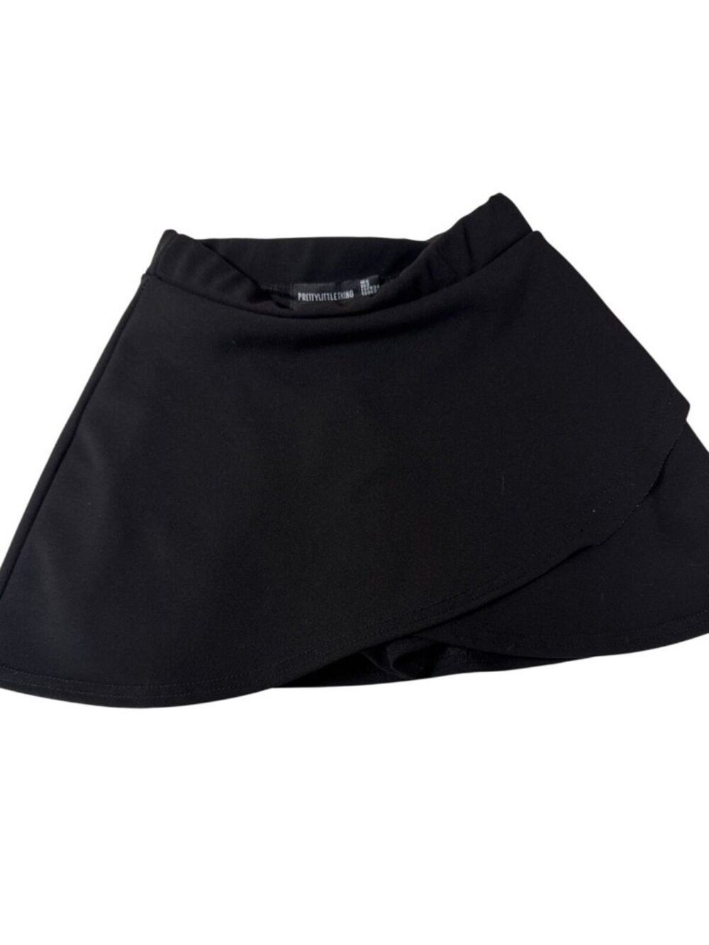PrettyLittleThing Black Skort Young Ladies Size 2